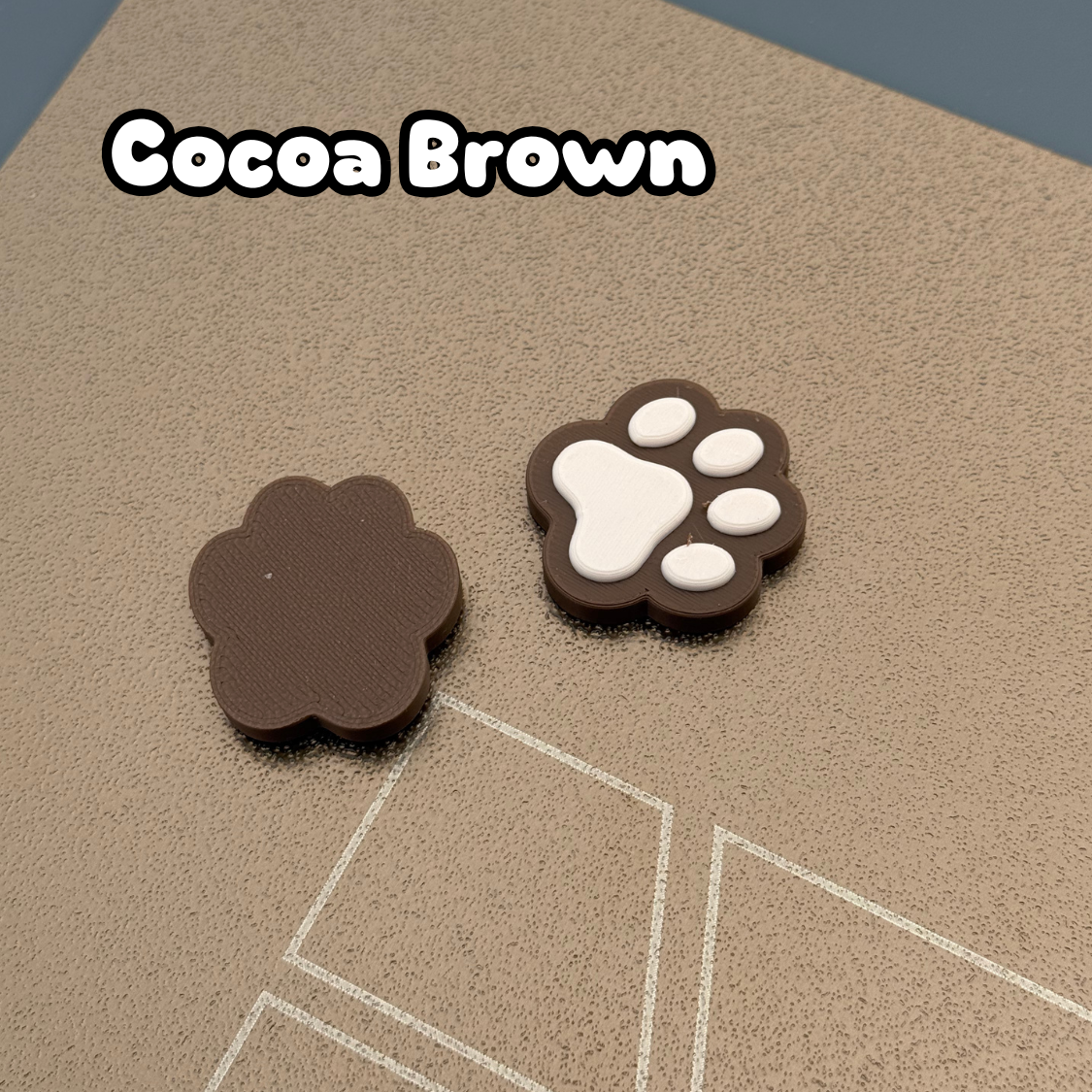 Paw Print Fridge Magnet – Hidden Strong Magnet, Cute Cat & Dog Design