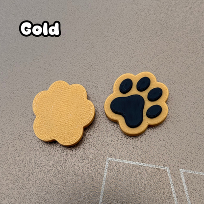 Paw Print Fridge Magnet – Hidden Strong Magnet, Cute Cat & Dog Design