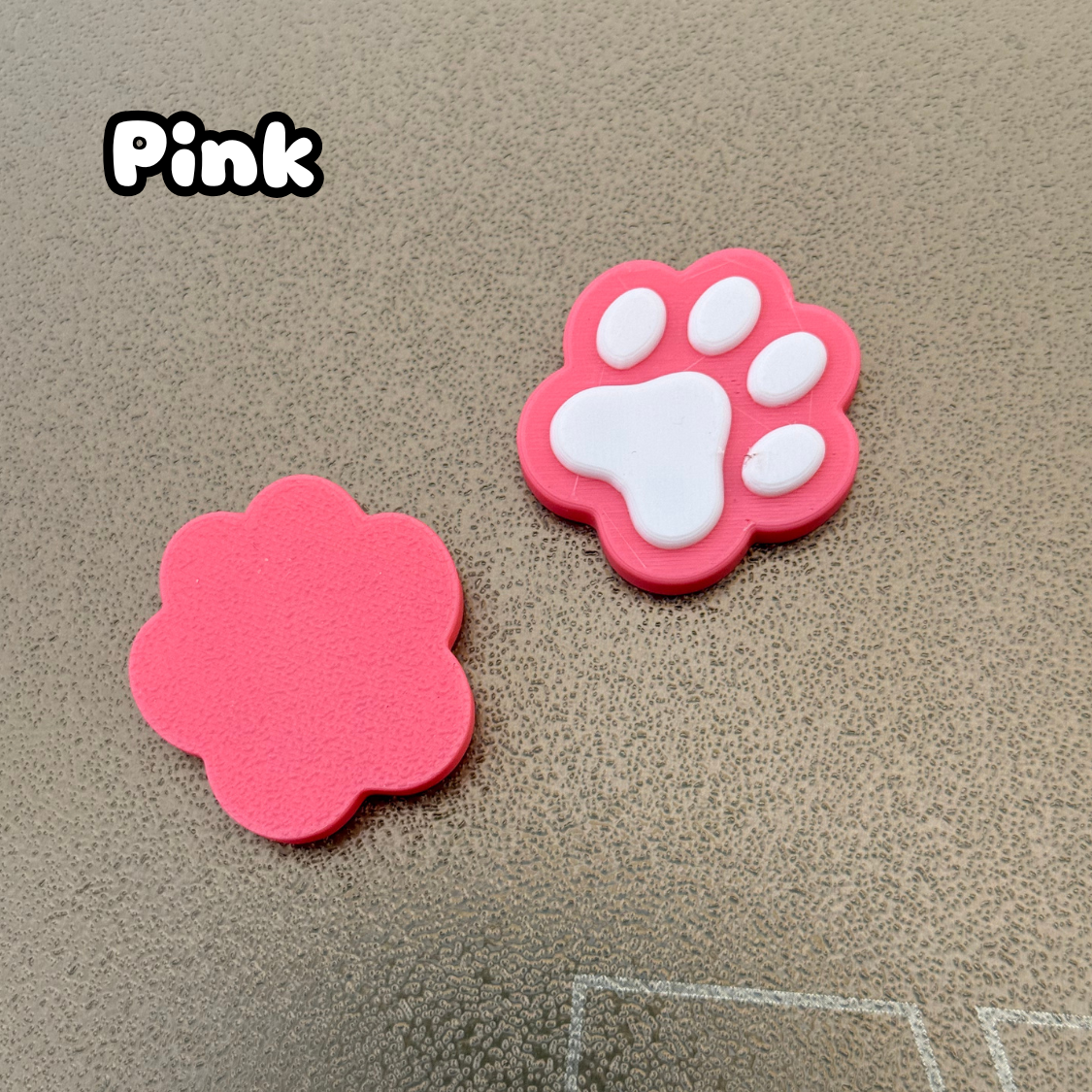 Paw Print Fridge Magnet – Hidden Strong Magnet, Cute Cat & Dog Design