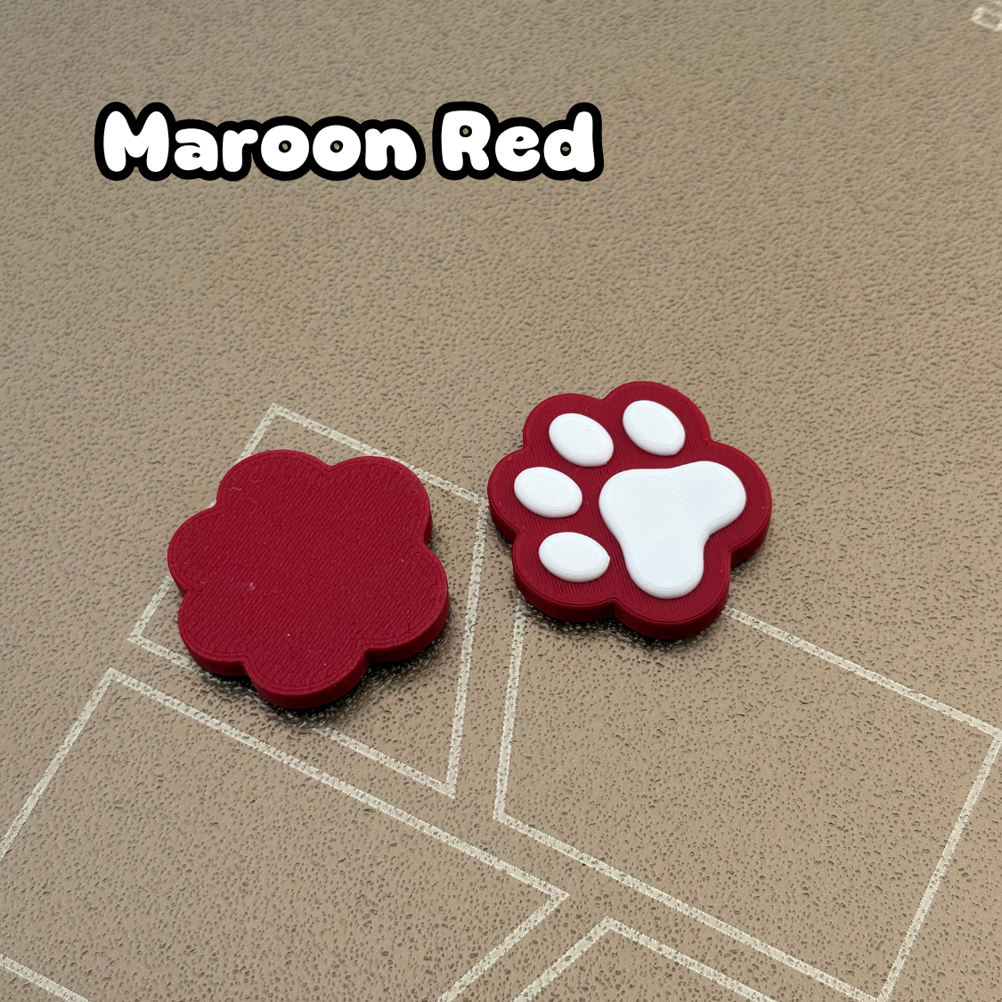 Paw Print Fridge Magnet – Hidden Strong Magnet, Cute Cat & Dog Design