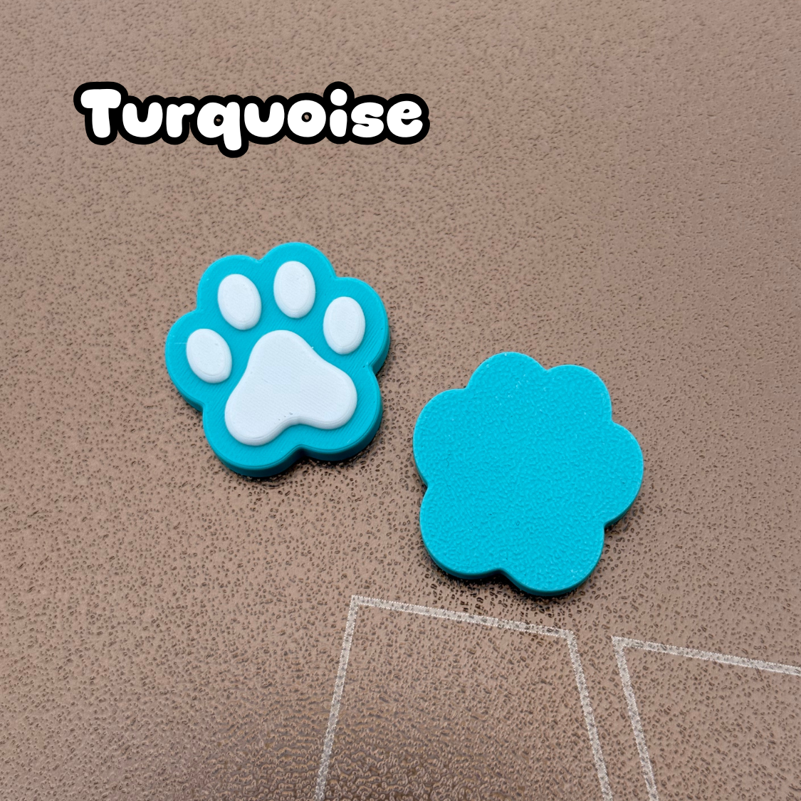 Paw Print Fridge Magnet – Hidden Strong Magnet, Cute Cat & Dog Design