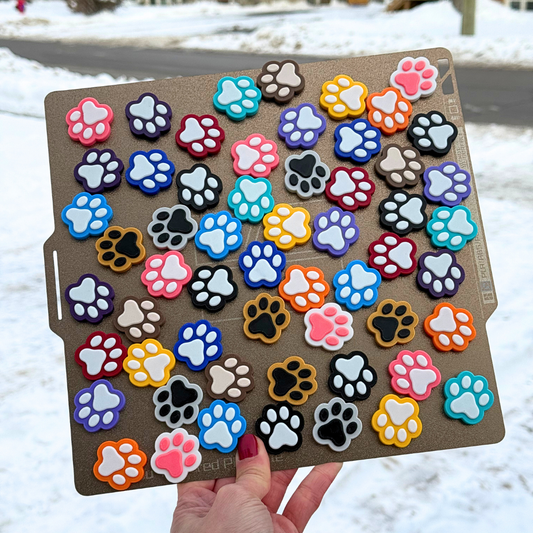 Paw Print Fridge Magnet – Hidden Strong Magnet, Cute Cat & Dog Design