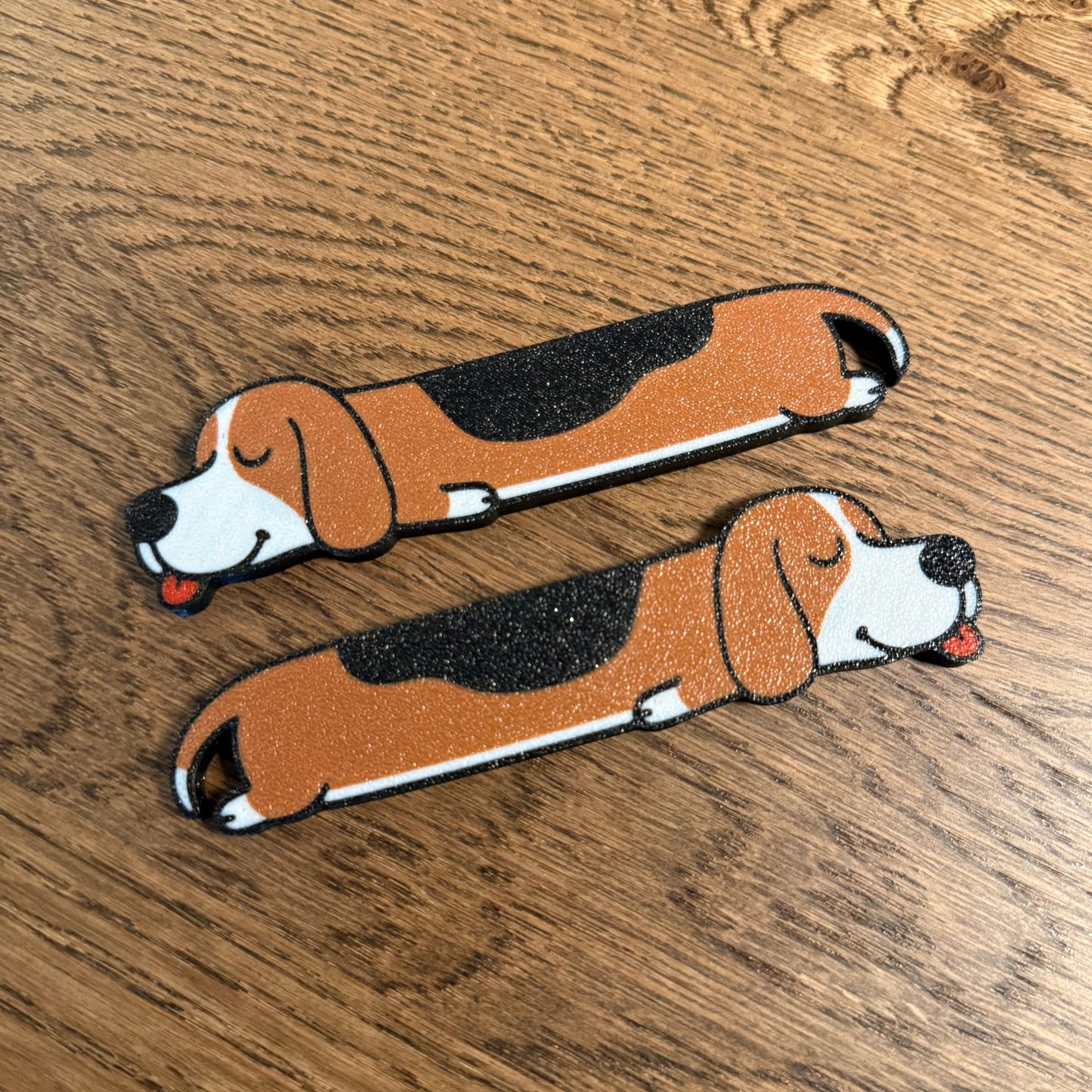 Magnetic Hound Dog Photo Holder – Cute & Warm Display Set (2-Piece)