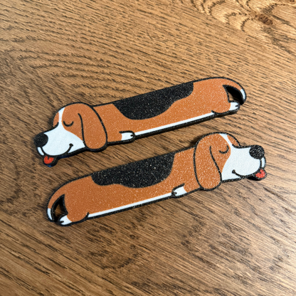 Magnetic Hound Dog Photo Holder – Cute & Warm Display Set (2-Piece)