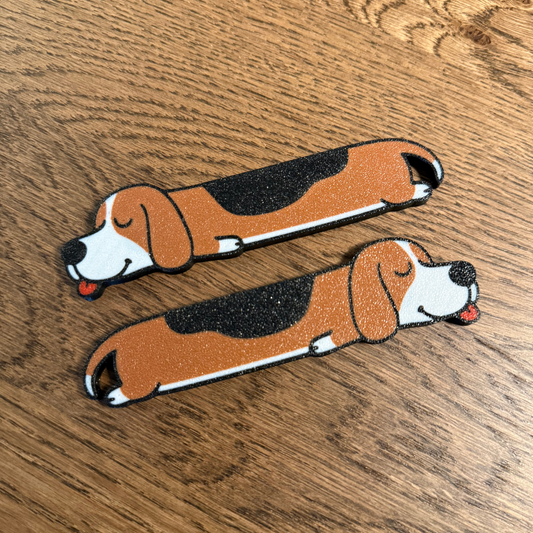 Magnetic Hound Dog Photo Holder – Cute & Warm Display Set (2-Piece)