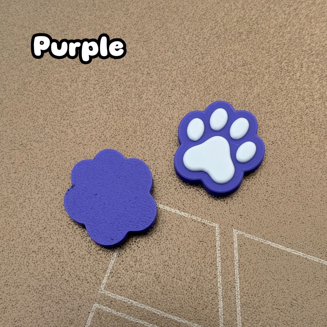 Paw Print Fridge Magnet – Hidden Strong Magnet, Cute Cat & Dog Design