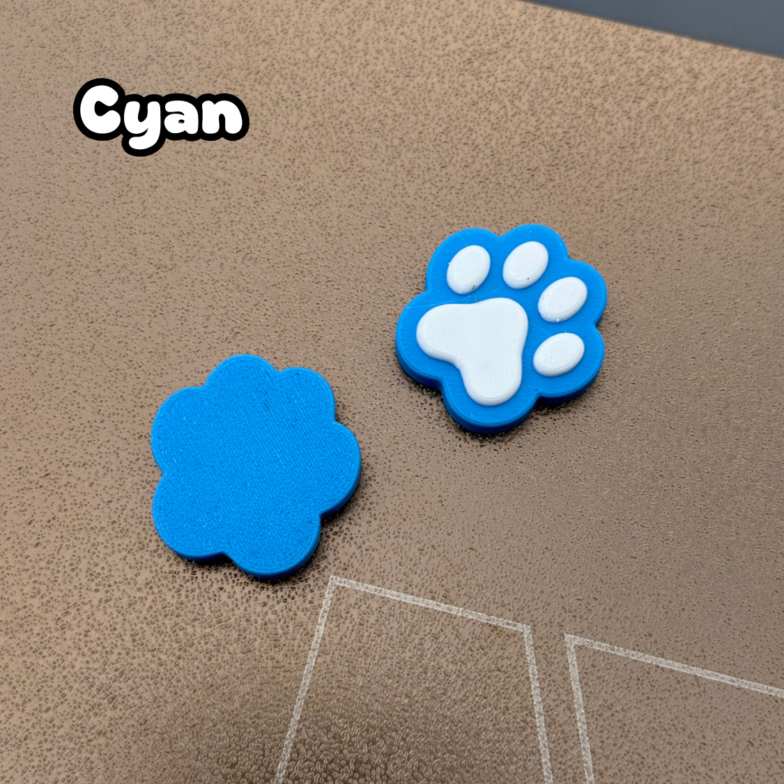 Paw Print Fridge Magnet – Hidden Strong Magnet, Cute Cat & Dog Design