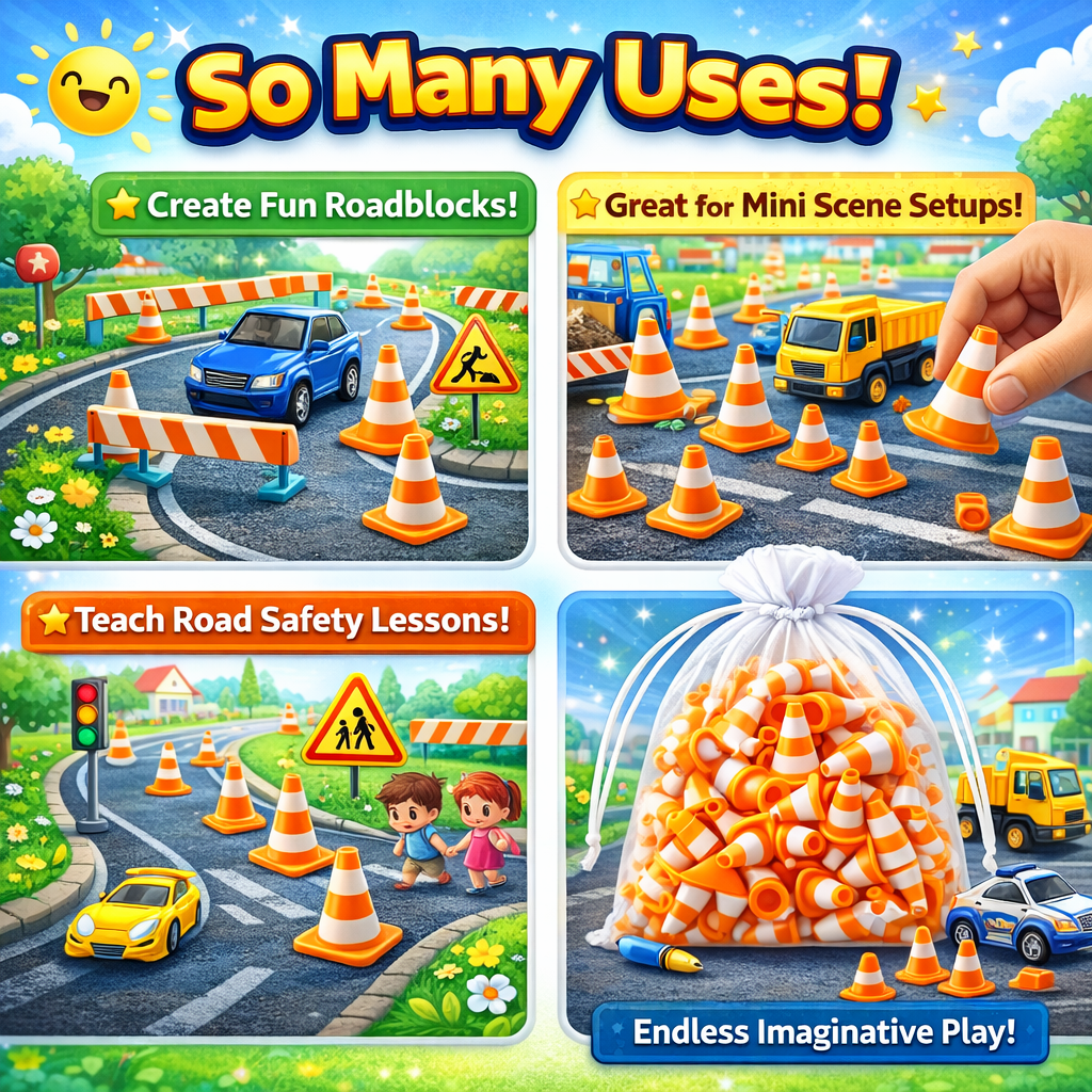 Tiny Traffic Cones