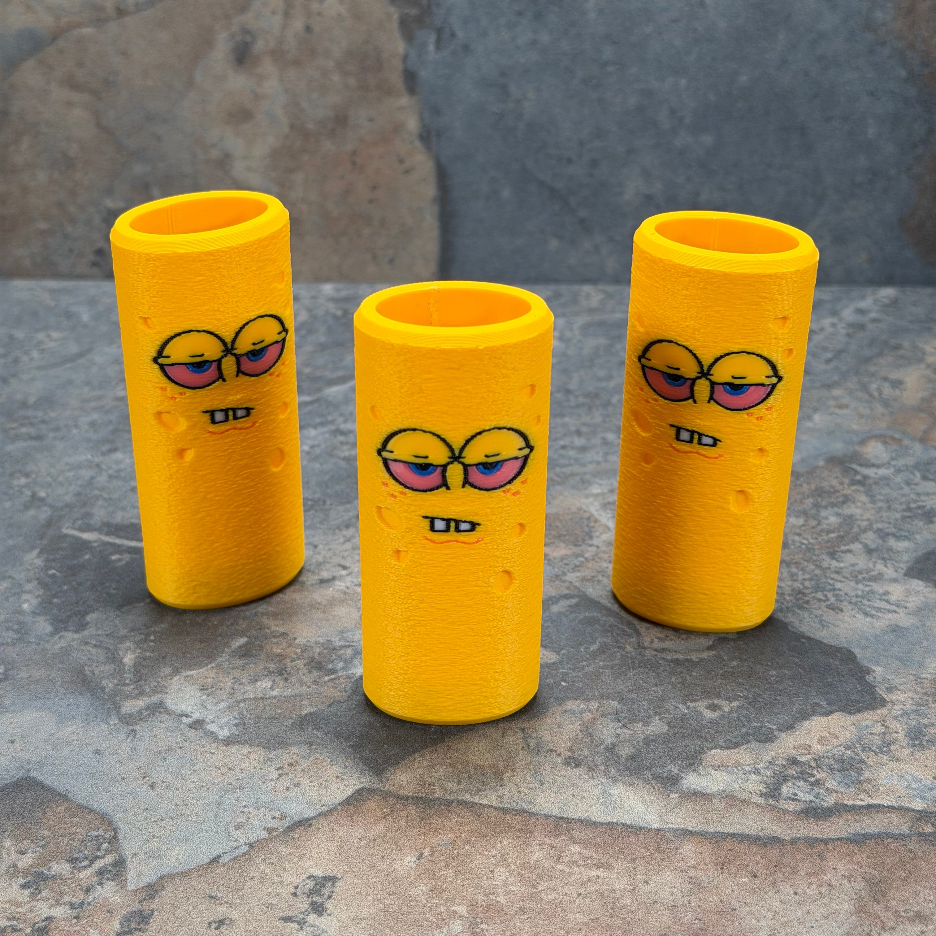 SpongeBob Lighter Sleeve | 3D Printed BIC Lighter Cover
