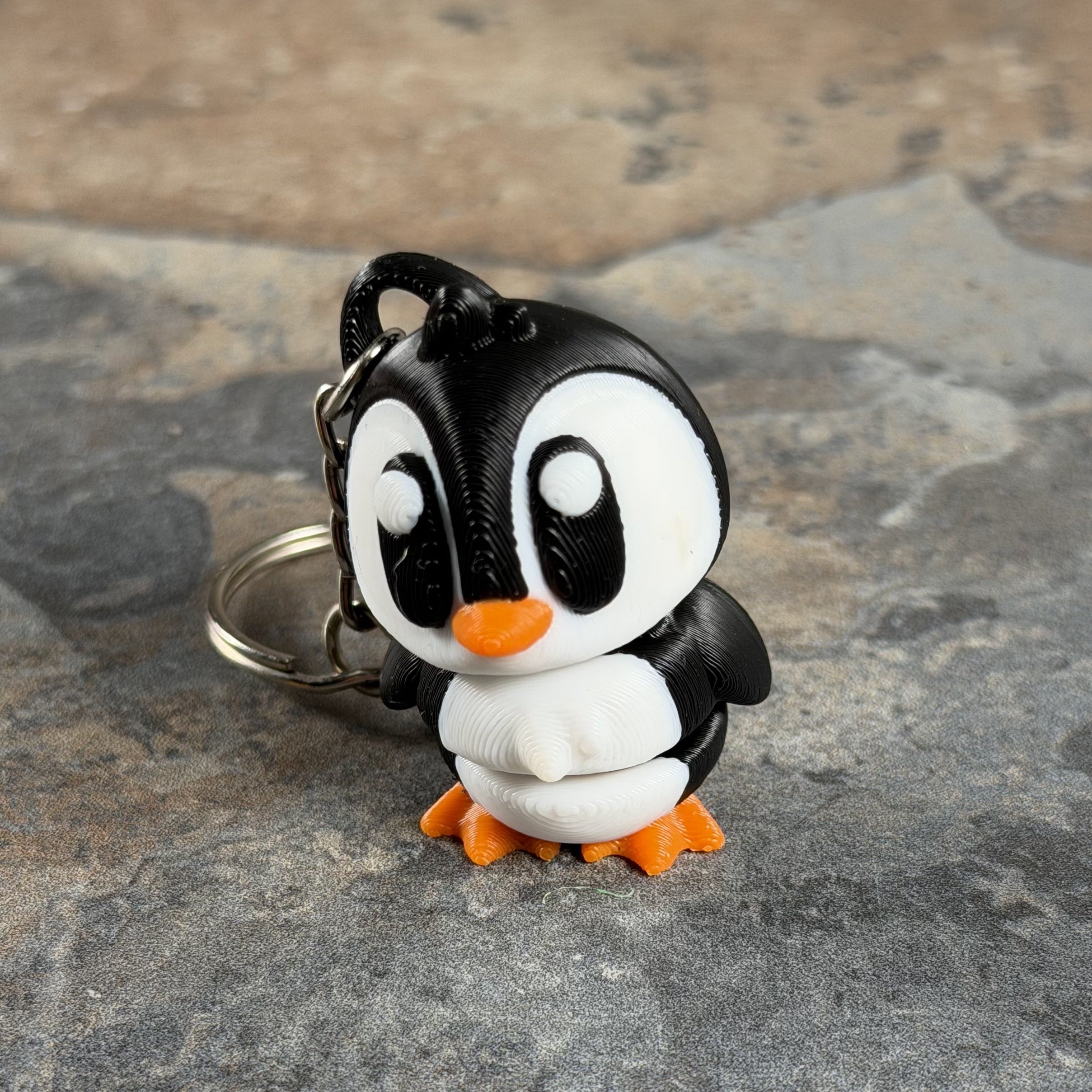 Big Eye Penguin Keychain