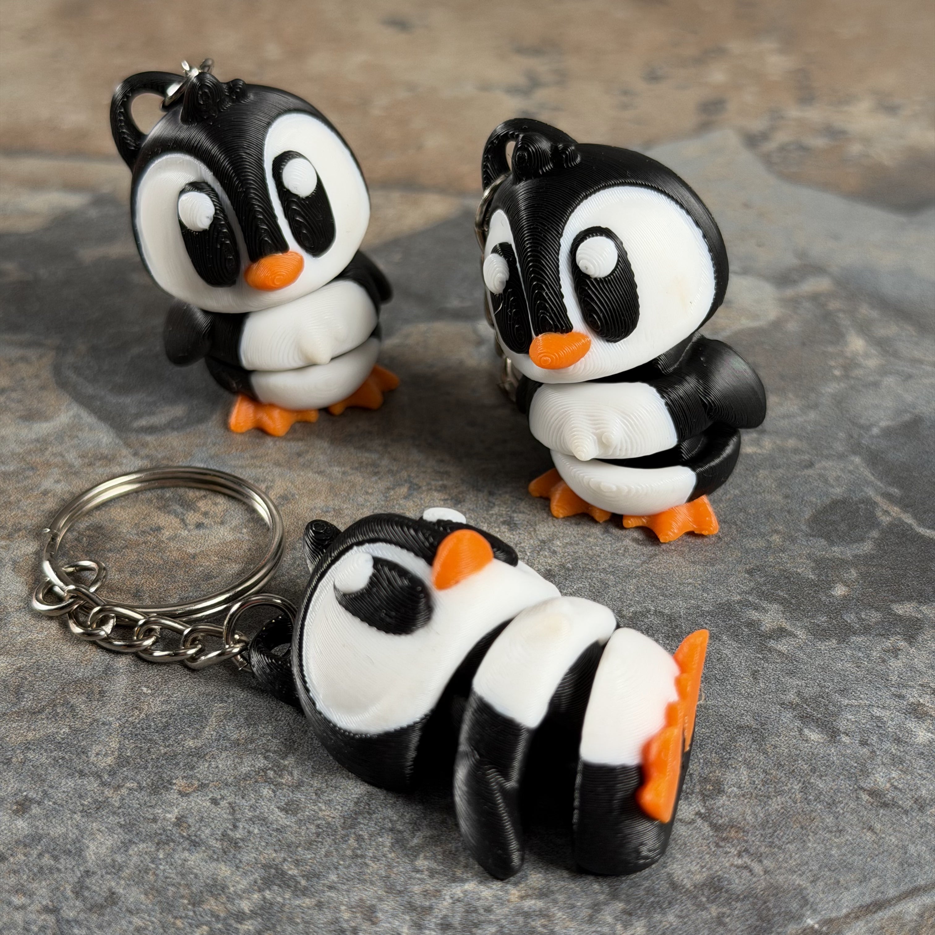 Big Eye Penguin Keychain