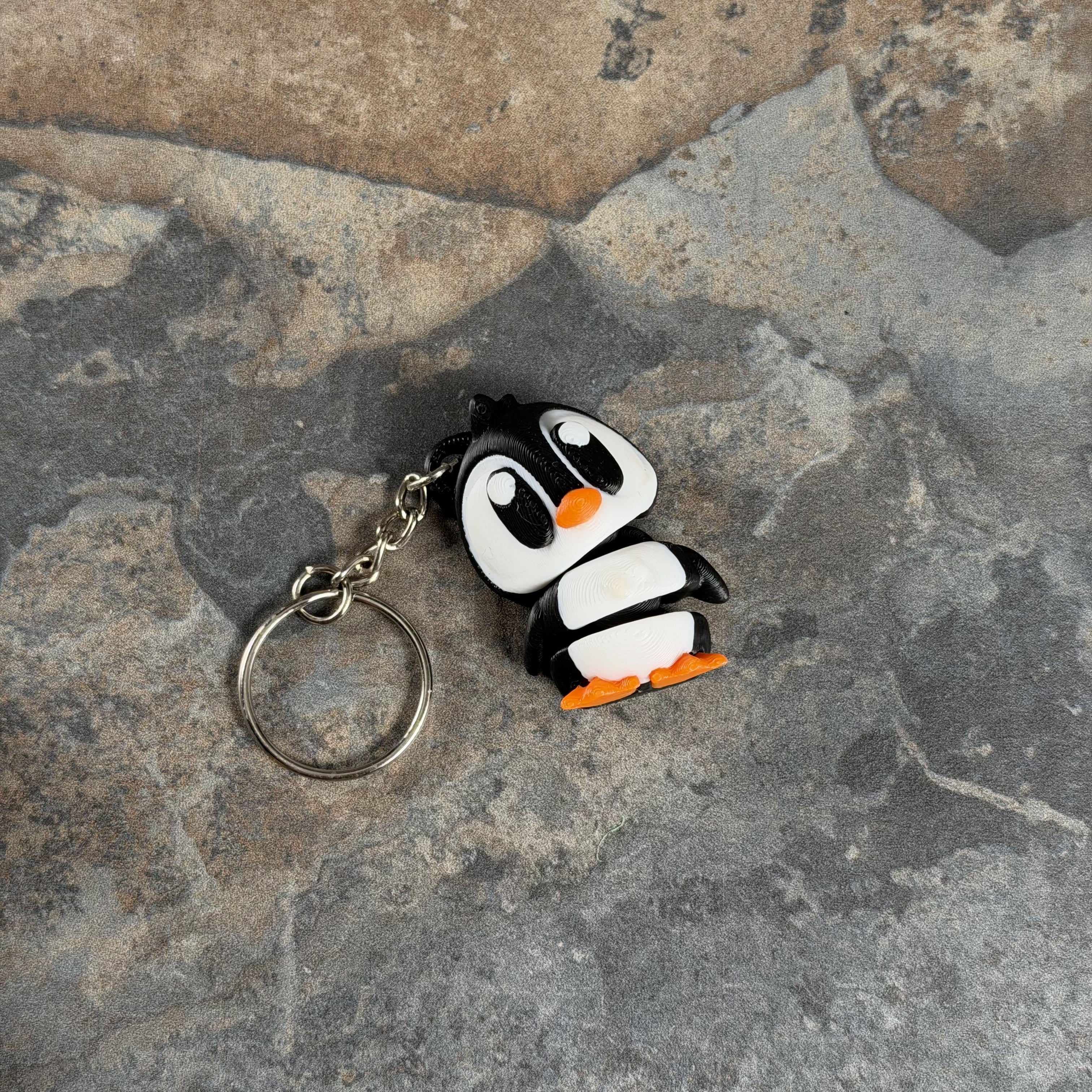 Big Eye Penguin Keychain