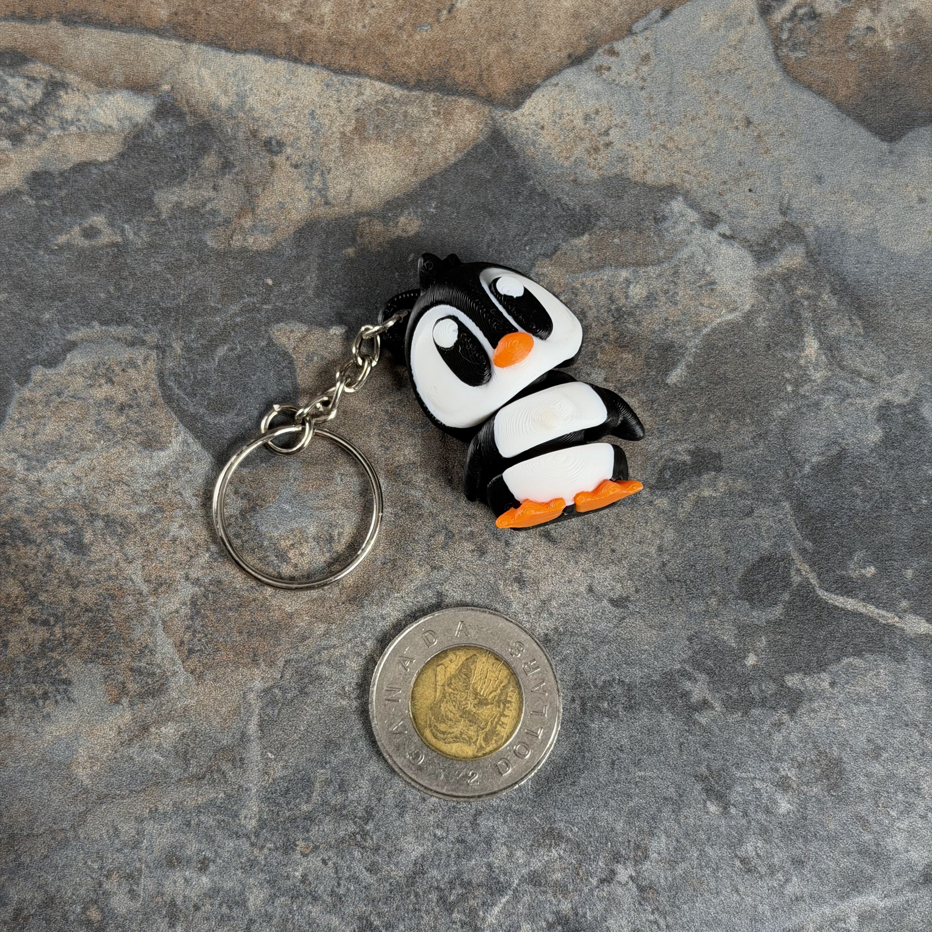 Big Eye Penguin Keychain