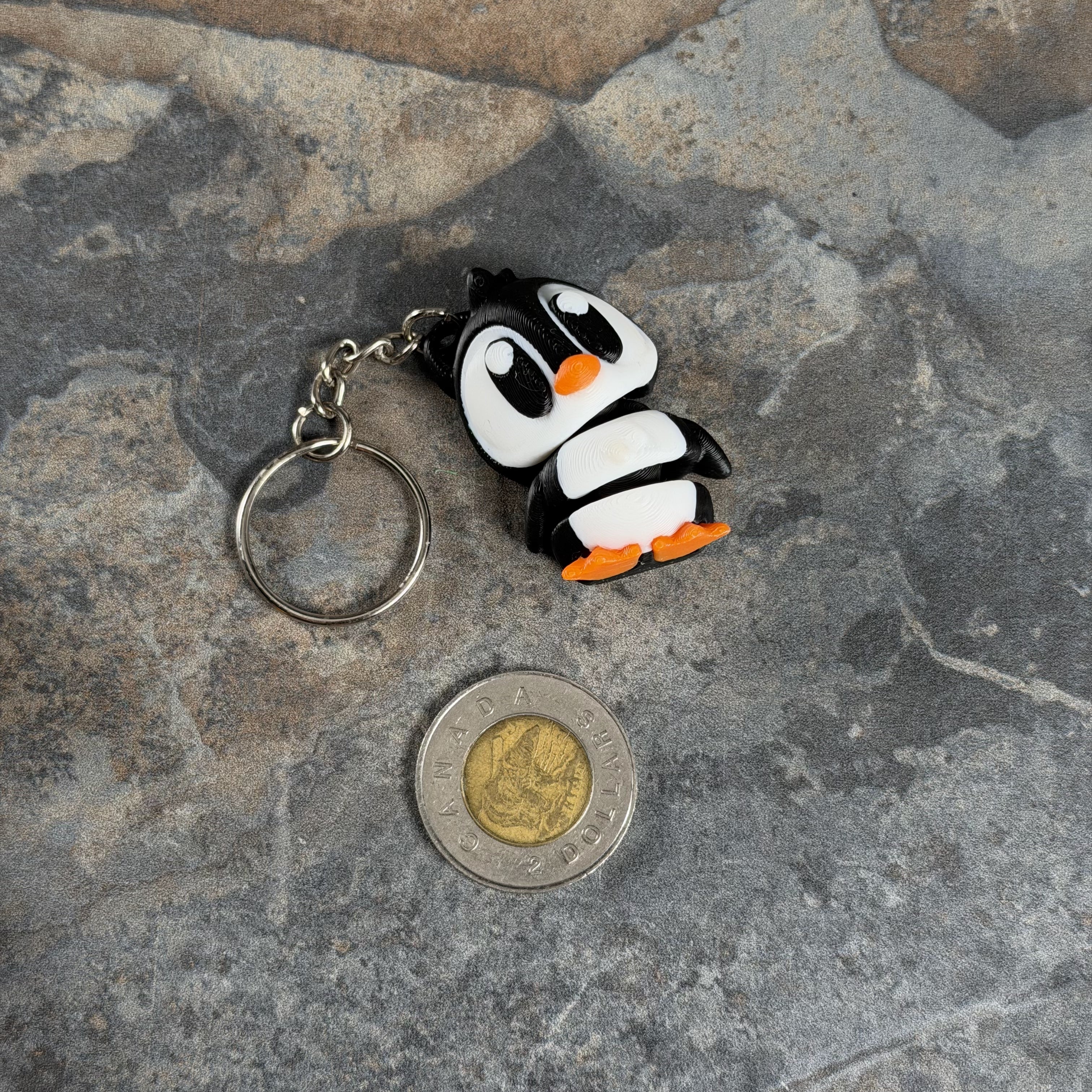 Big Eye Penguin Keychain