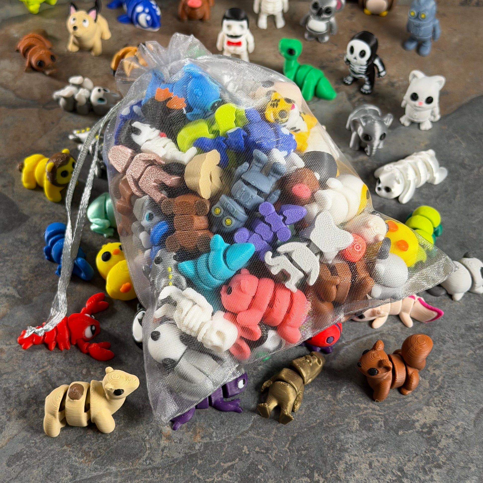 Random Mini Things Random MoryThings Pack – Surprise 3D Printed Mini Figures | MoryThings