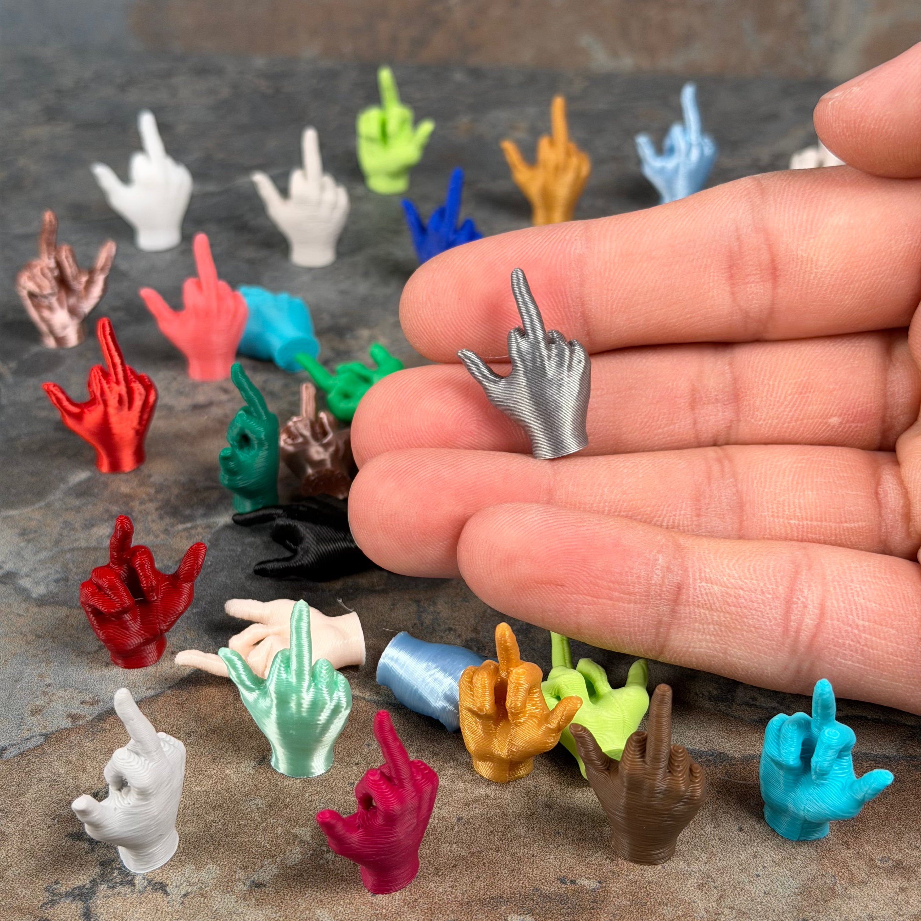 Mini Middle Finger Hands