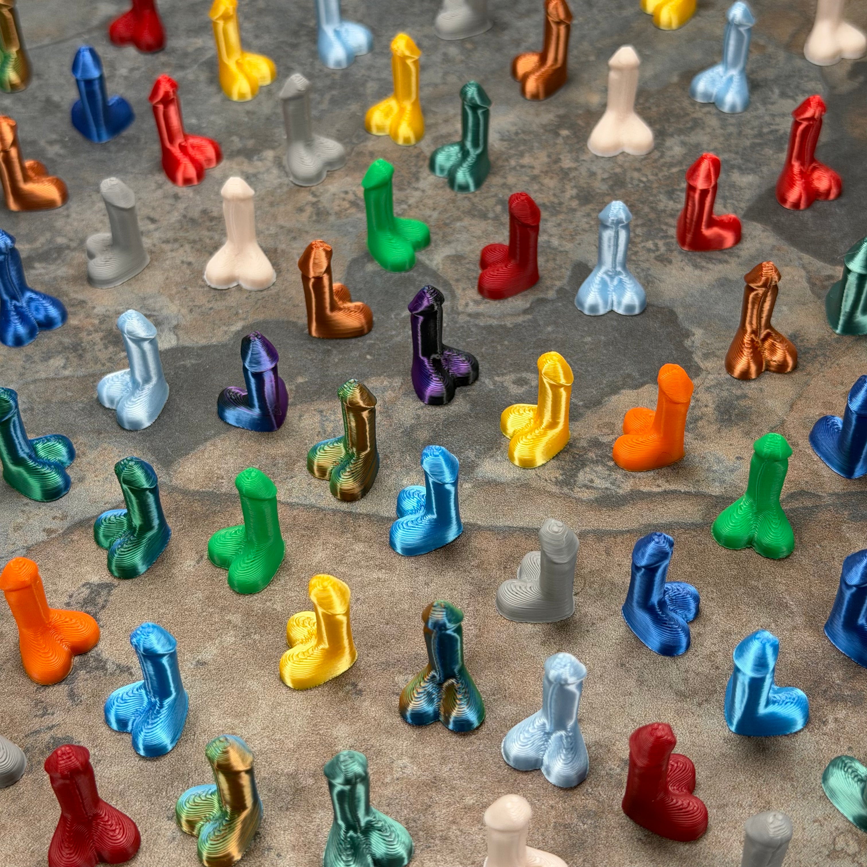 25 Pieces Mini Heart Penis Toys